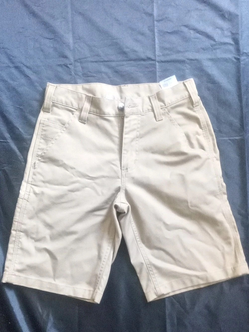 Carhartt Loose Fit Canvas Utility Work Short B147 in Cream